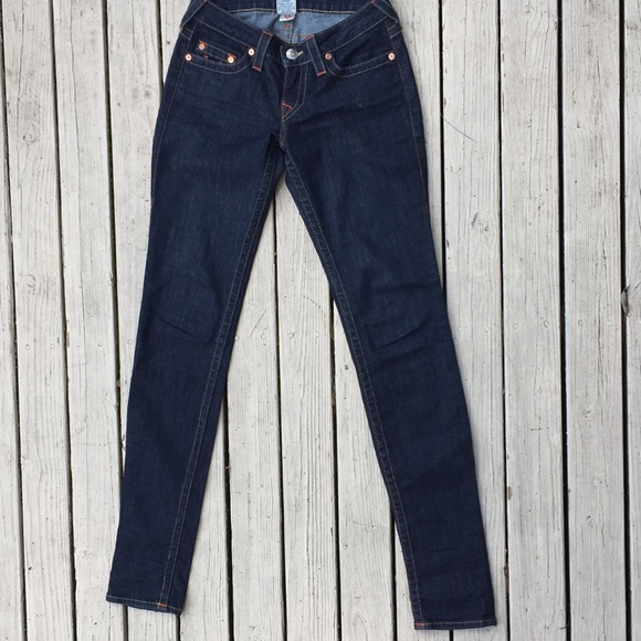 True Religion Denim - True religion dark wash skinny jeans size 27